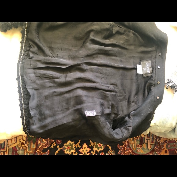 Chanel 2009 Runway Wool Jacket Black 40 S-M - Picture 8 of 11